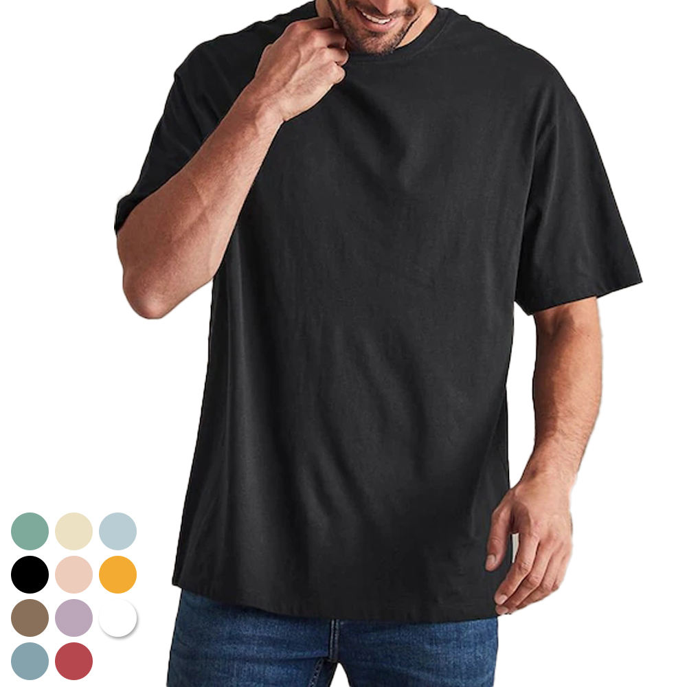 Prime Quality Custom Logo Heavy Weight Tshirts Tee Shirt Oversized Blank T Shirts 